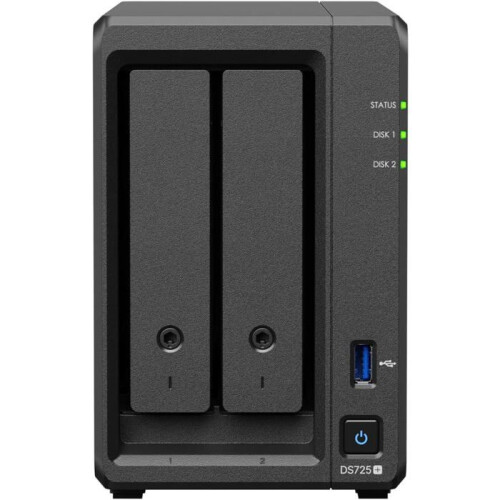 SMB NAS Server - SYNOLOGY - DS725+ - 2 Bays - 4 GB RAM