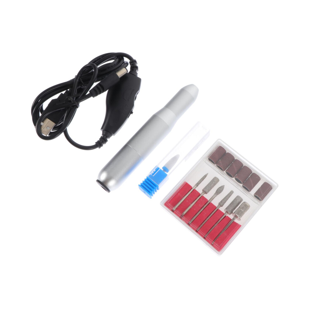 Electric Nail Drill with Variable Speed Control for Acrylic Nails Manicure Pedicure Salon Use