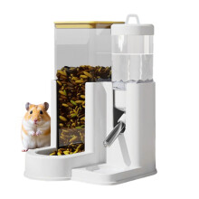 Hamster Water Bottle with Stand Leak Proof Acrylic Automatic Pet Feeder for Indoor Outdoor Use