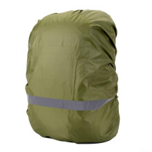 Waterproof Backpack Rain Cover with Reflective Strip, Foldable Oxford Cloth for Hiking 6070L Green