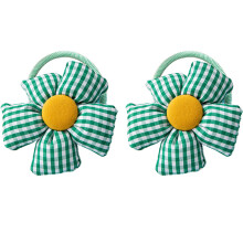 Geruite haarelastiekjes voor meisjes, antislip krokodillenclips met kliksluiting voor een stevige bevestiging in elk kapsel.