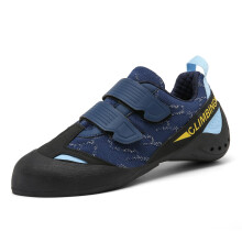 Unisex Rock Climbing Shoes Breathable NonSlip Indoor Bouldering Sneakers with Dual Straps Blue 39 EU
