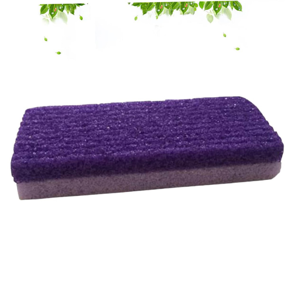 Purple Pumice Stone Foot Scrubber And Callus Remover For Cracked Heels Dead Skin Exfoliation