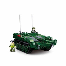 Bouwset - SLUBAN - STRV103 M38-B1010 - 692 stukken - Kunststof - Groen