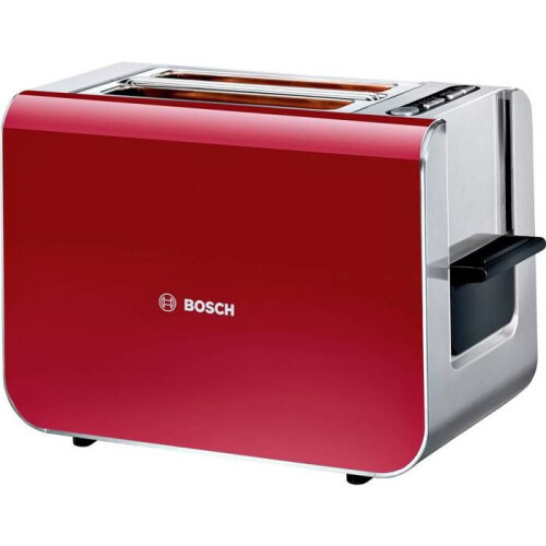 Bosch Broodrooster - BOSCH - TAT8611N - Rood - 860 watt - Compact