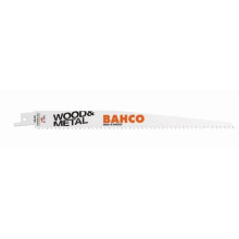 Bahco Juego de hojas de sierra sable bimetálicas Sandflex para madera y metal, 6 dientes por pulgada, 300 mm - 5 pcs - embalaje al por menor -