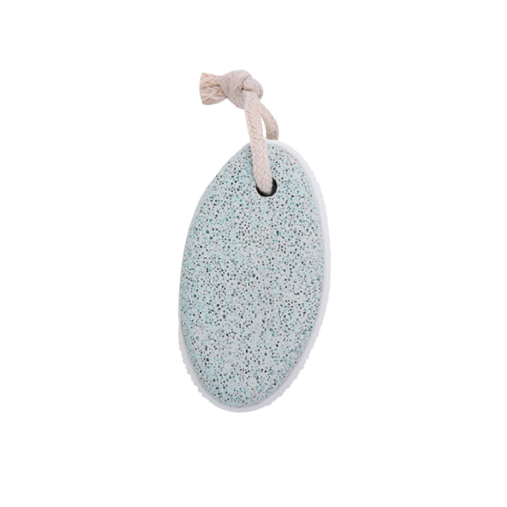Green Pumice Stone Foot Callus Remover Dead Skin Exfoliation, Smooth Heels, Compact Pedicure Tool