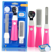 Professional Pedicure Foot File Callus Remover Kit with Dual Surface UShaped Tool for Salon and Home