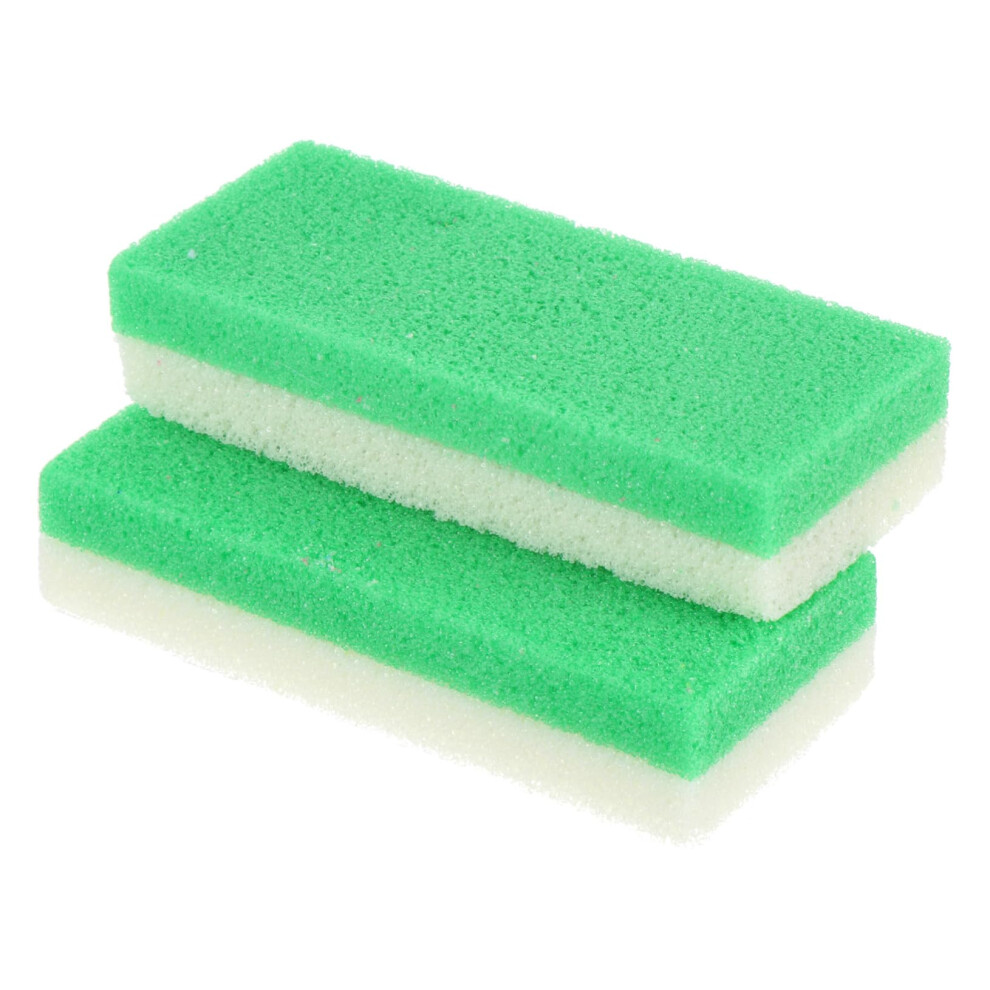 Pumice Stone for Feet and Callus Removal, Ergonomic Pedicure Foot File for Soft Heels, 2pcs