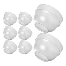 8pcs Plastic Cocktail Shaker Lids with AntiSplash Covers LeakProof Sealed Caps for Bar and Tea