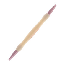 Dual End Nail Buffer and Cuticle Pusher for Precise Manicure, Salon Quality Pumice Nail File