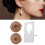 Ear Model Soft Silicone Clear Structure for Piercing Practice Dark Skin 10cm 8