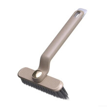 Tile Grout Cleaning Brush 360 Rotating with Hard PET Bristles for Bathroom, Kitchen and Window Frames White