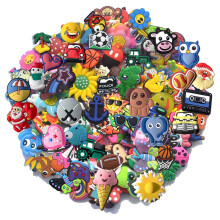 30 Pcs Random shoe charms, PVC Cute Cartoon Shoe Decorations, Shoe Charms for Clogs, Accessories for Girls Boys Sandal and Slippers for Party