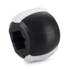 Jaw Exerciser Jawline Trainer for Men and Women Facial Muscle Resistance Ball for Neck Toning 50lbs Black