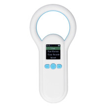 Pet Microchip Scanner 134.2Khz Handheld ISO11784/11785 FDXB Animal Microchip Reader with TFT Display