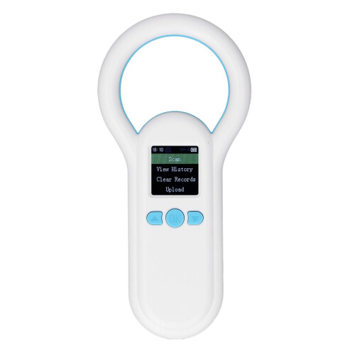 Pet Microchip Scanner 134.2Khz Handheld ISO11784/11785 FDXB Animal Microchip Reader with TFT Display