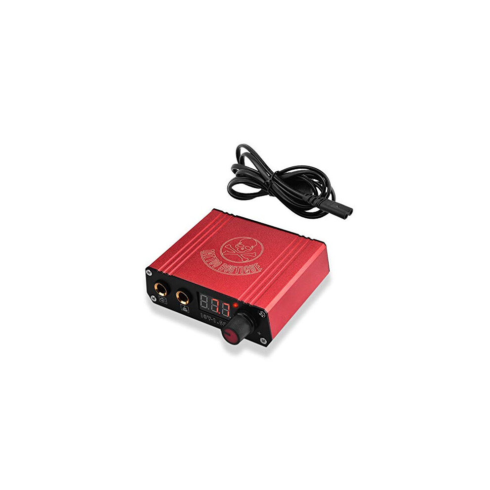 Tattoo Power Supply LCD Mini Digital for Rotary Machine with Foot Pedal Control and Precise Voltage