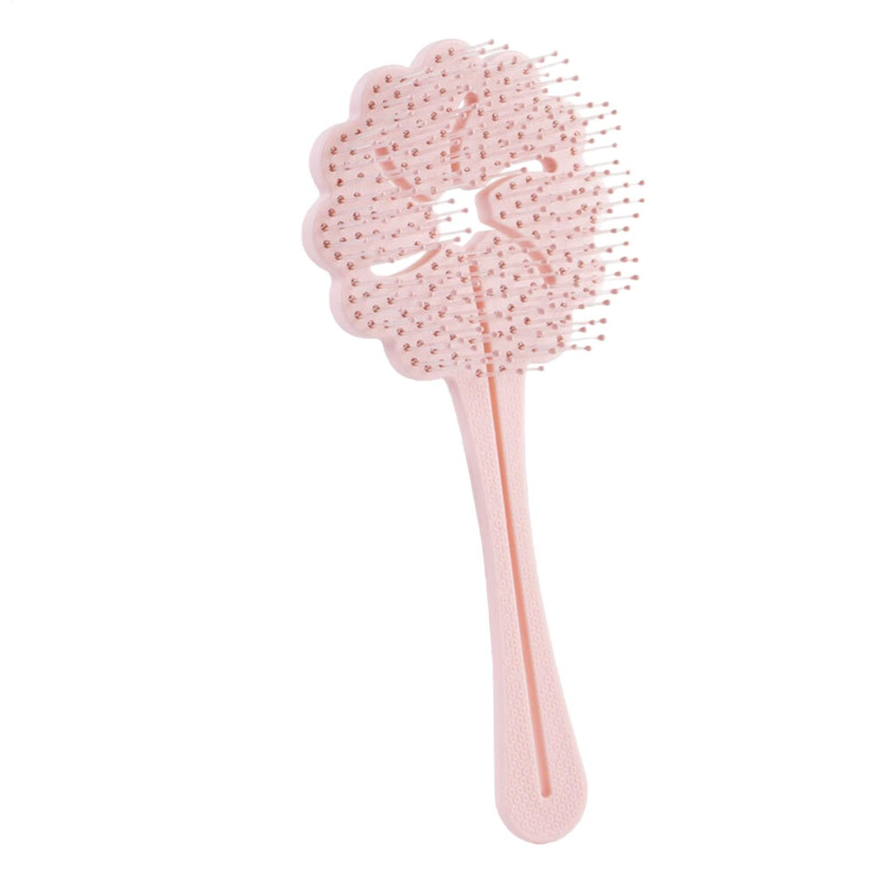 Unisex Detangling Brush For Wet And Dry Hair, Vented Hair Brush With Petal Shape For Fast Blowdry And Gentle Knot Removal
