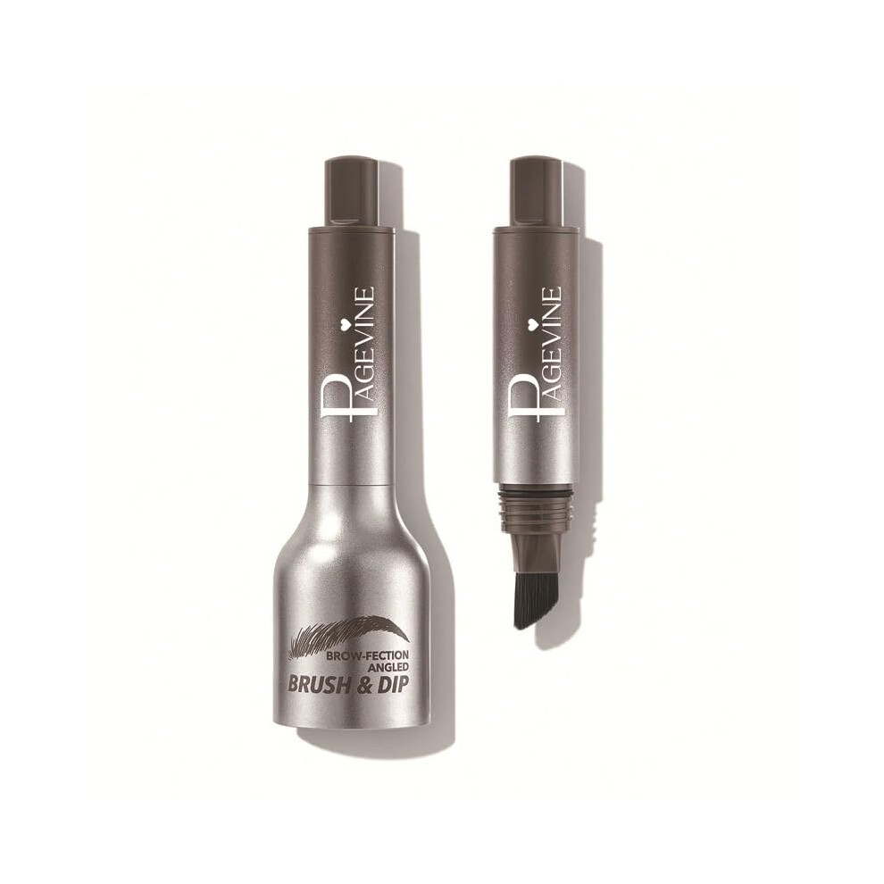 Waterproof Long Lasting Eyebrow Gel with Precision Brush Espresso Dual Ended Brow Tool