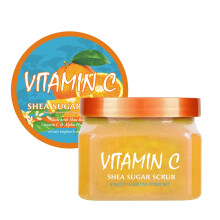 Vitamin C Shea Butter Sugar Scrub 21oz Ultra Hydrating Exfoliating Body and Face for Brightening