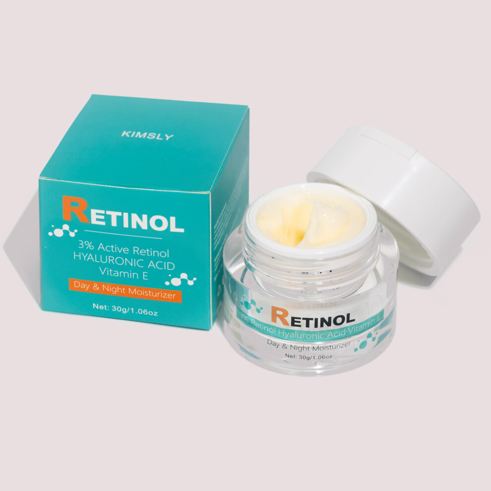 Cream Retinol Face 3% Active Formula Antiwrinkle Hydrating Brightening And Firming Moisturizer
