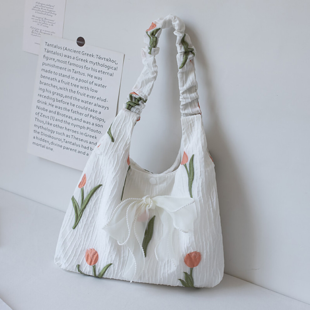 Lightweight Travel Toiletry Bag with Aesthetic Floral Design Cute Cosmetic Pouch for Women, Multi Purpose Zipper Makeup Bag Large Capacity Stylish Ele