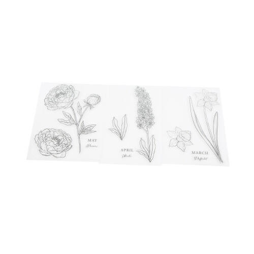 Σφραγίδες Scrapbooking, Διαφανείς σφραγίδες για κατασκευή καρτών Απεριόριστοι 1