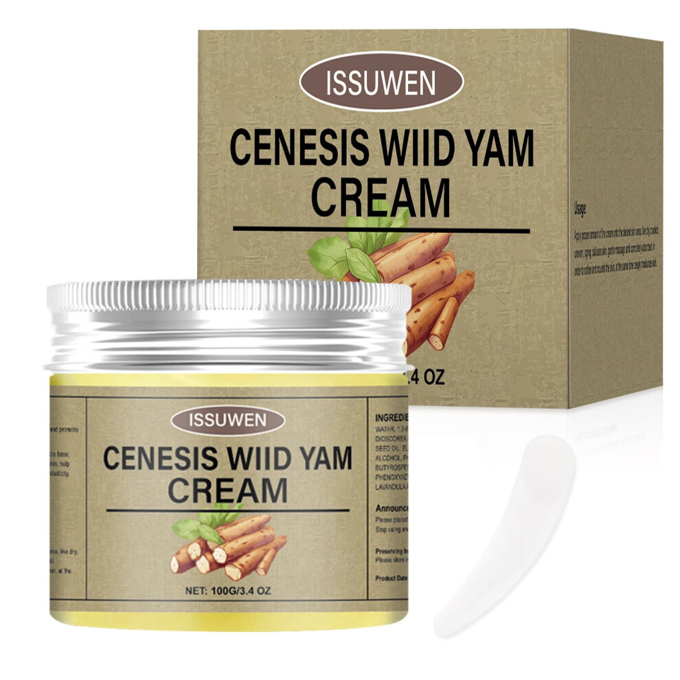Wild Yam Cream for Women Hormone Balance Support Deep Hydration Travel Size Menopause Relief