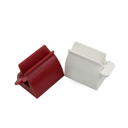 Automatic Toothpaste Dispenser with Covered Toothbrush Holder and Efficient Tube Squeezer 1