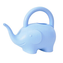 Kids Watering Can Adorable Elephant Shape Ergonomic Grip 1L Durable Plastic for Garden