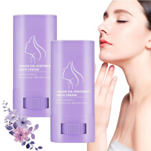 Neck Firming Cream and Lifting Stick for Wrinkle Reduction, Skin Firming and Deep Hydration, 2PC