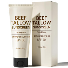 Reef Safe SPF30 Natural Face and Body Sunscreen, Non Greasy Hydrating Travel Size 2.46oz
