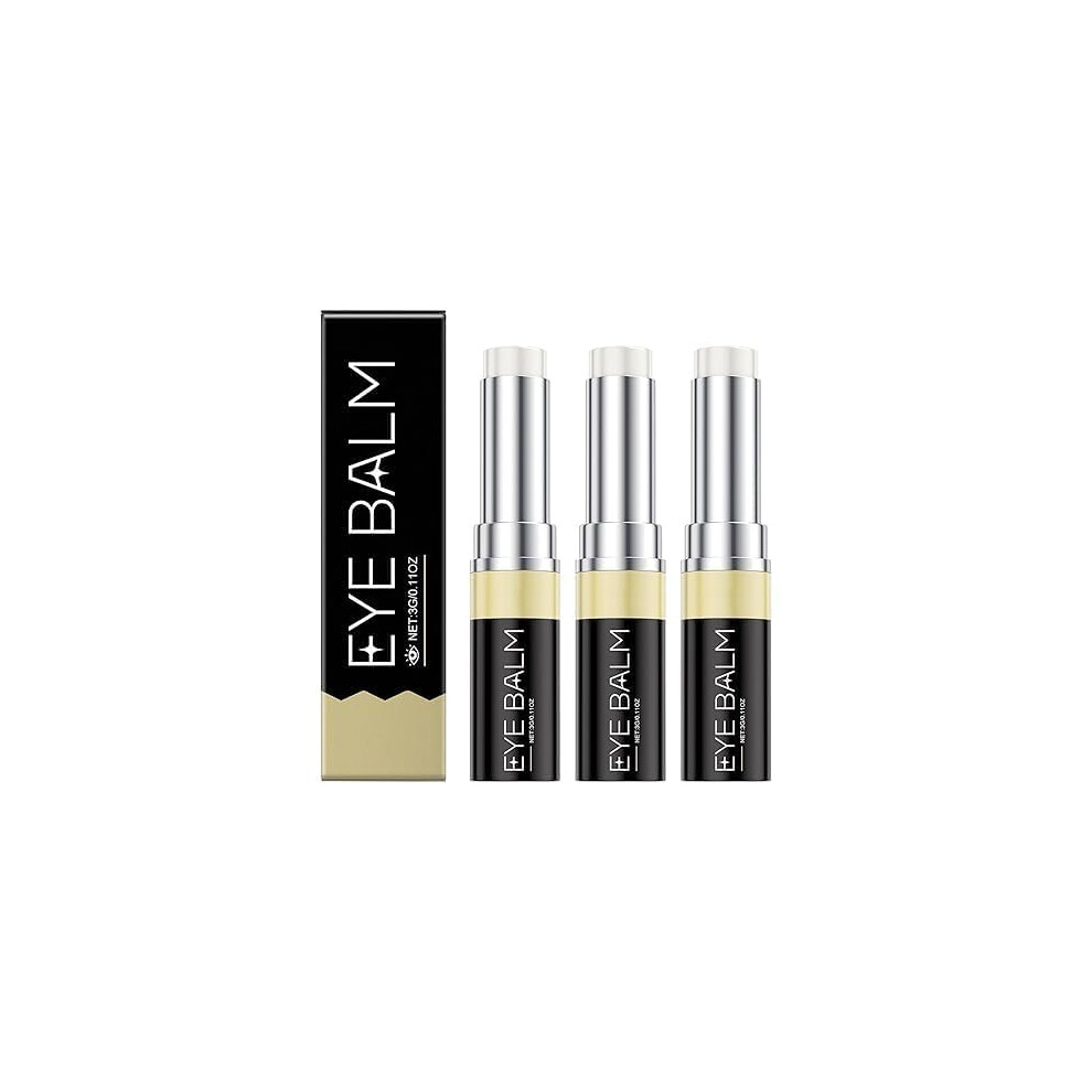 Under Eye Cream and Eye Balm Stick for Dark Circles, Puffiness, Wrinkles, Hydrating 3PCS Set