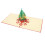 3D Red Christmas Tree Greeting Card with Envelope - Decorative Paper 6