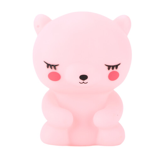 Φωτιστικό σιλικόνης Kawaii για υπνοδωμάτιο, LED με αισθητήρα αφής, νυχτερινό φως με 1