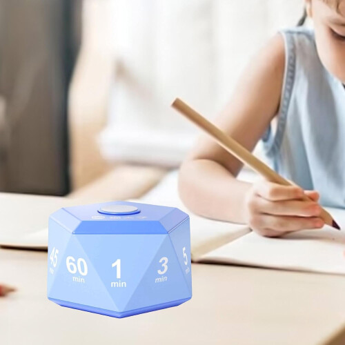 Kids Visual Timer USBC Rechargeable 10 Countdown Settings for Studying Blue 2