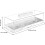 Rectangular Acrylic Cake Stand with Lid, White Marble Pastry Display Case for Parties and Weddings 5