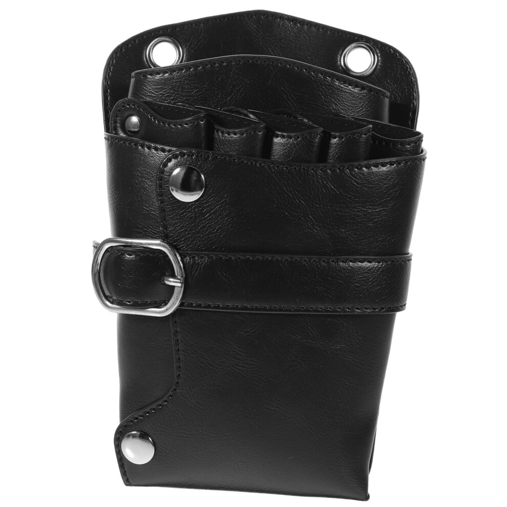 Professional Hairdressing Scissor Pu Waist Bag With Multitool Storage And Adjustable Barber Belt 9094768454381