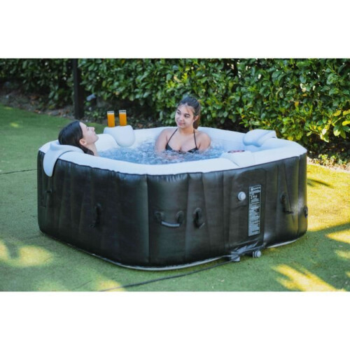 Vierkante opblaasbare spa Ospazia - 4 plaatsen - 130 micro-jets - 40C 2