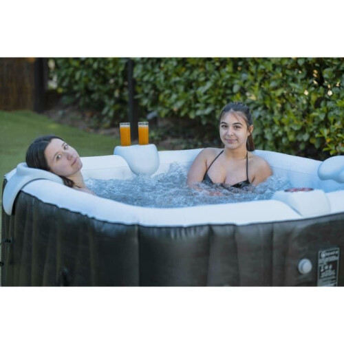 Vierkante opblaasbare spa Ospazia - 4 plaatsen - 130 micro-jets - 40C 1