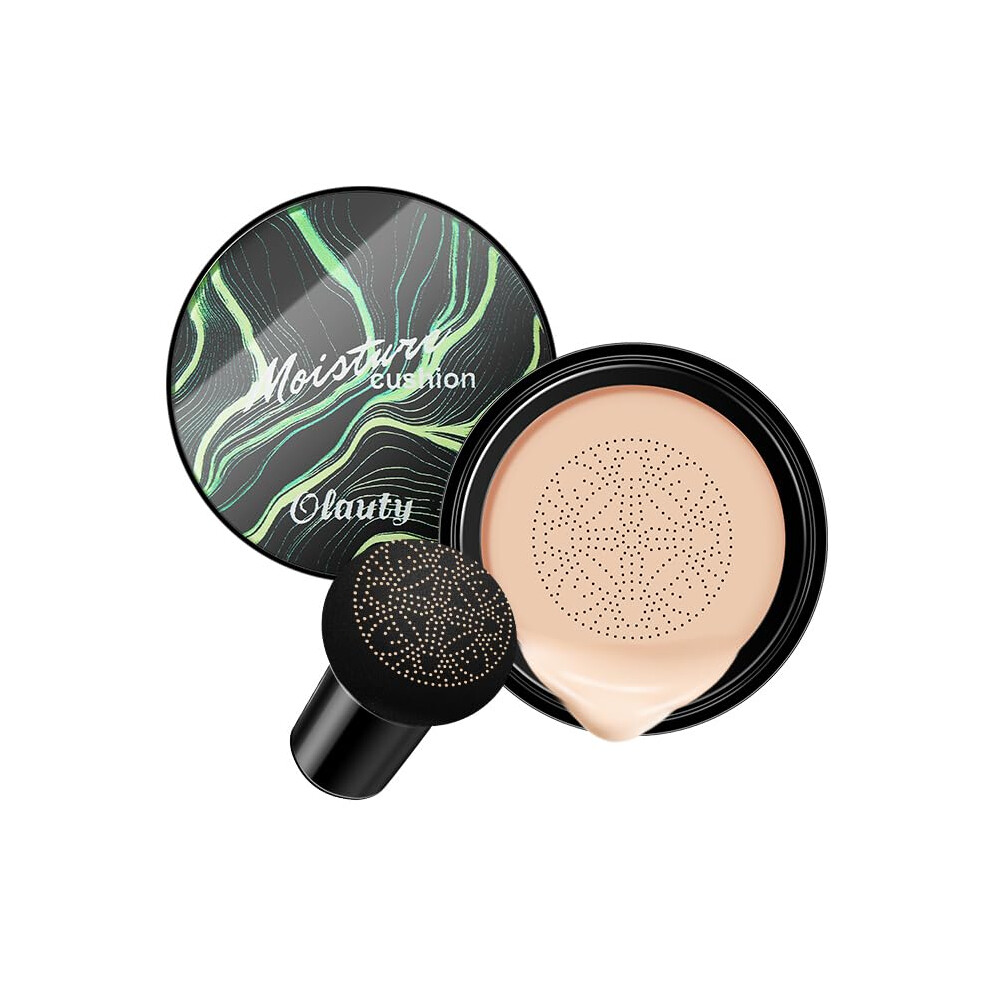 Cream Mushroom Head Air Cushion Cc Foundation, Flawless Full Coverage, Moisturizing Long Lasting Makeup (23 Natural)