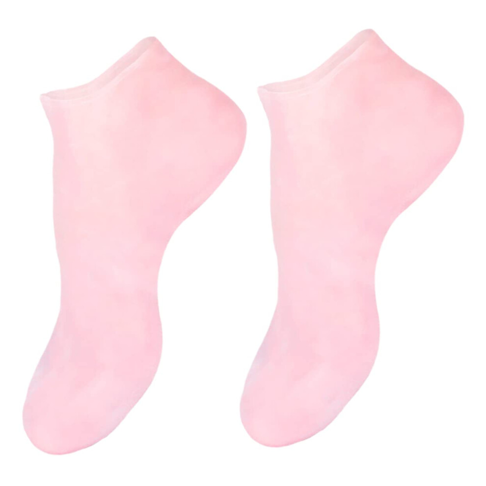 Moisturizing Gel Heel Socks for Cracked Heels SEBS Breathable Reusable Deep Hydration Care