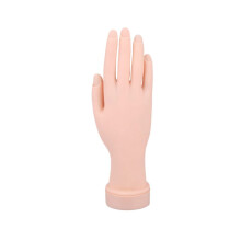 Manicure Practice Hand with Realistic Lifesize Design for Nail Art Training and Technician Practice