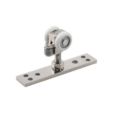 Sliding Door Roller with Nylon Wheels, 40kg HeavyDoor Support, Adjustable Thickness 2050mm