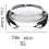 Crystal Ashtray with Windproof Lid, Round  Temp Resistant Decorative Tabletop Ashtray Blue 5