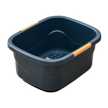 Large Foot Bath Basin for Adults and Kids, Foot Soak Tub for Home Spa with Large Capacity, Dark Blue