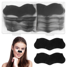 70 Count Blackhead Remover Nose Strips with Bamboo Charcoal for Deep Pore Cleansing All Skin Types