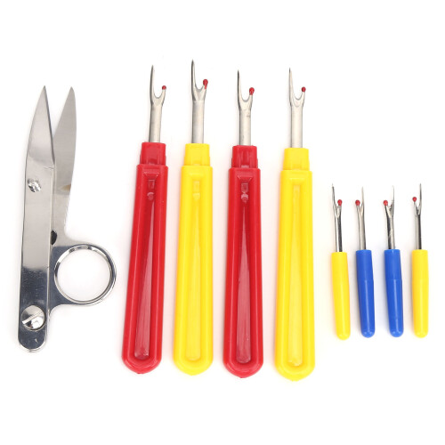 Ergonomic Seam Ripper Tool Sharp Stitch Remover With Plastic Hat And Comfortable Handle For Smooth Sewing Corrections 1