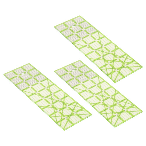 Sewing Mastery Unleashed, Transparent Measuring Tools for Effortless Cutting, Non-slip Surface, 9in Large Rectangle 1
